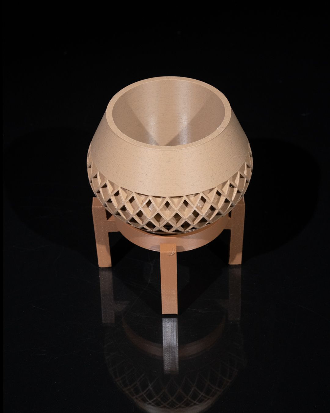 Lovingly latticed Vase