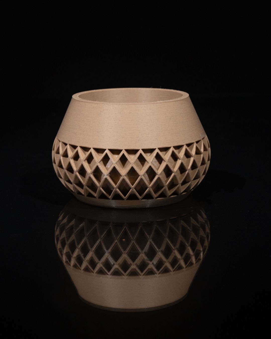 Lovingly latticed Vase